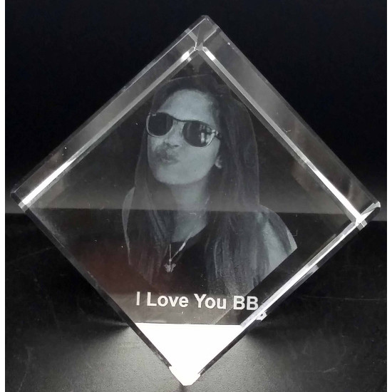 CUB0100 - 3D Photo Cube - Extra Large Size - 100 x 100 x 100mm